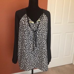 Animal print tunic
